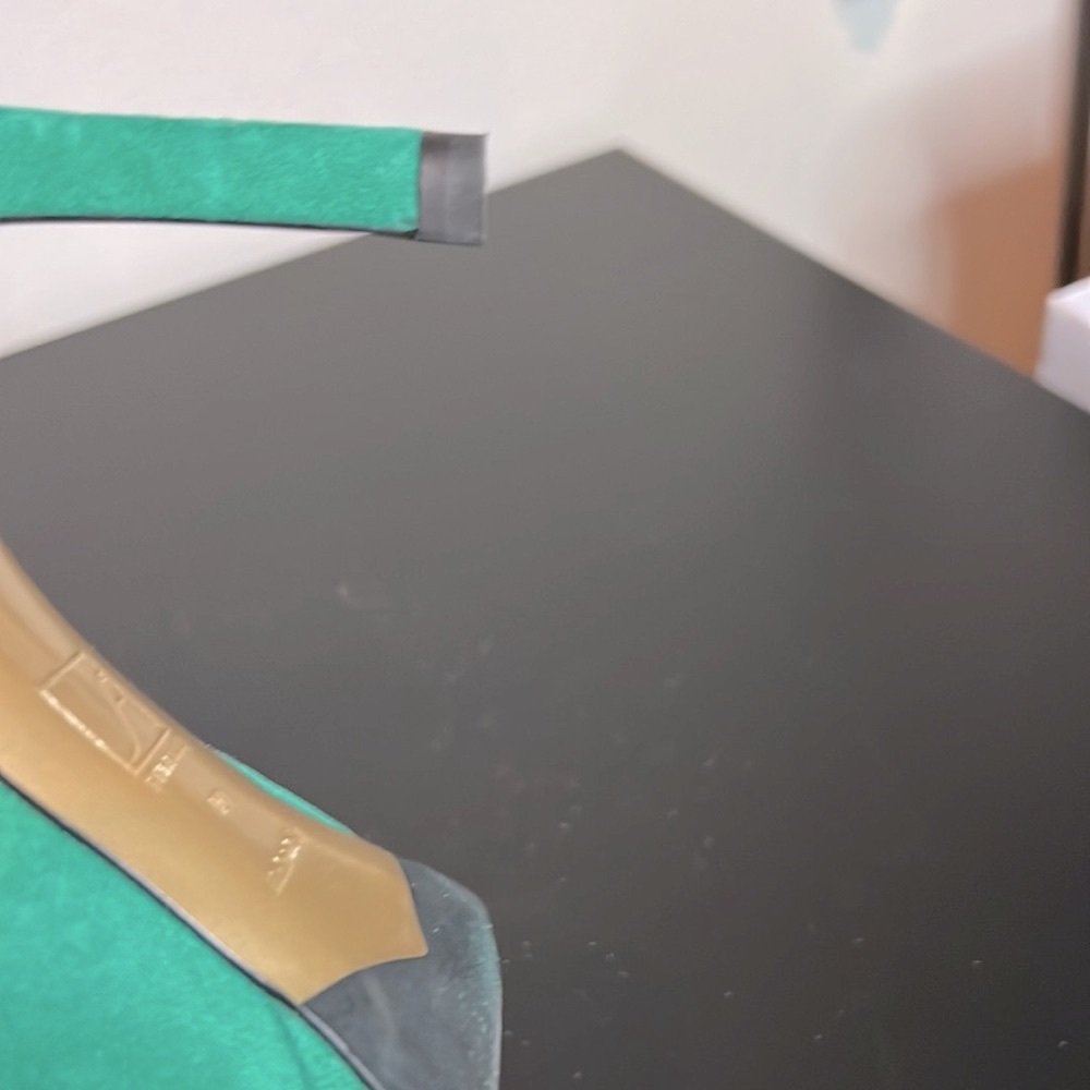 Stinaa.J green suede pumps made in Italy size 10 - Picture 5 of 9